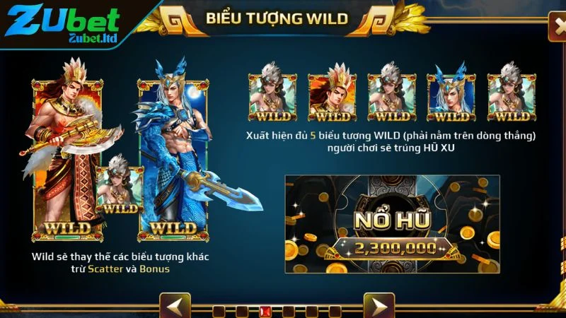 Khám Phá Nổ Hũ Sơn Tinh Thủy Tinh Độc Đáo Cùng ZUBET Biểu tượng của nổ hũ Sơn Tinh Thủy Tinh