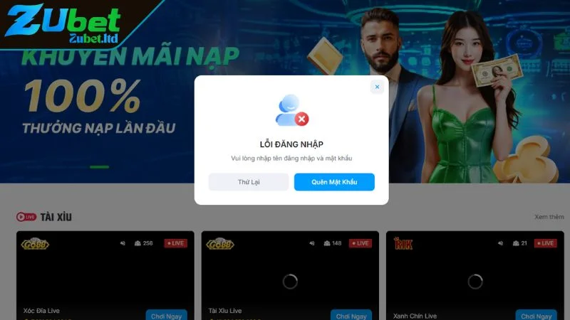Hướng Dẫn Đăng Nhập ZUBET Thành Công Ngay Lần Đầu Điền thông tin đăng nhập vào biểu mẫu